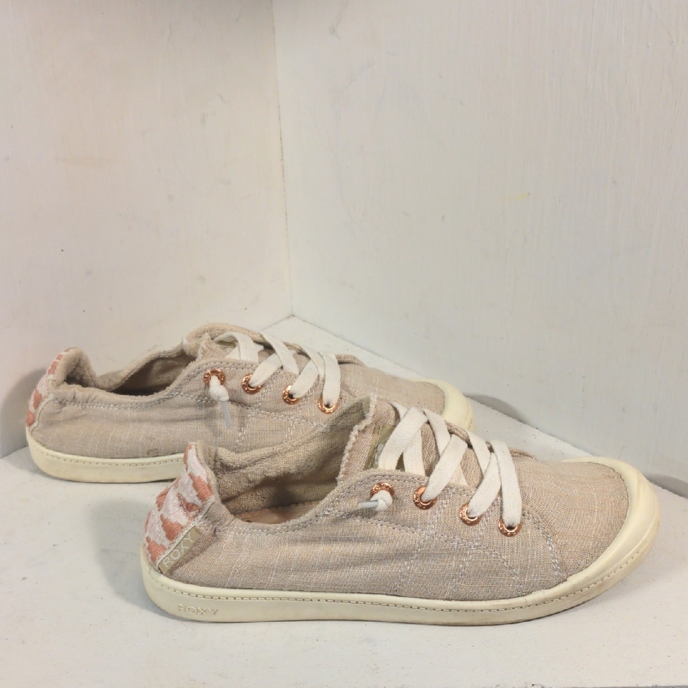 Beige Roxy Sneakers - Picture 4 of 7